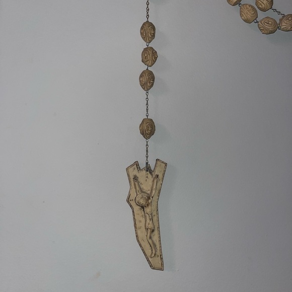 Large Wall Rosary Alabasterite 66" - Picture 12 of 12